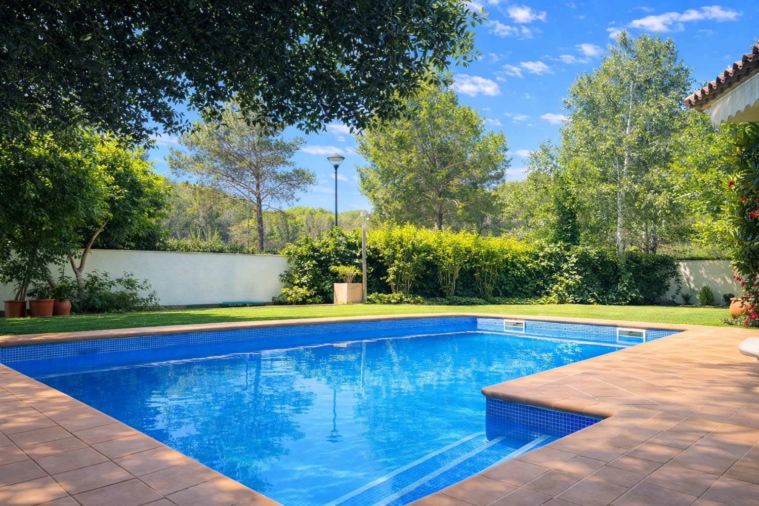 Can Ratxa jardín y piscina